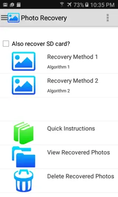 Photo Recovery android App screenshot 0