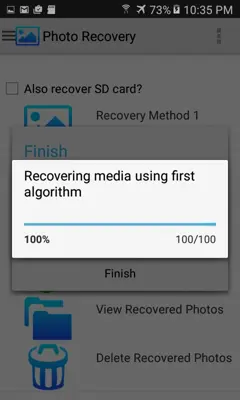 Photo Recovery android App screenshot 2